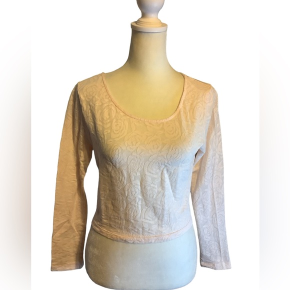 H&M Divided Women’s Stretch Lace Top. NWOT Pretty Light Pink.     Size M - Picture 1 of 8